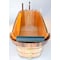 Alfi Brand 59" Free Standing Wooden Bathtub W/ Chrome Tub Filler AB1148 - alternate 14